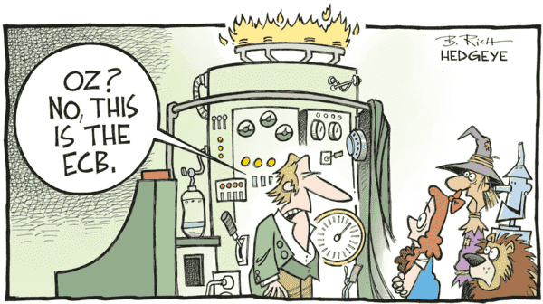 Daniel Lacalle: Only Bitcoin and Gold Can Stop Governments from Destroying the Currency. - ECB cartoon 03.10.2016