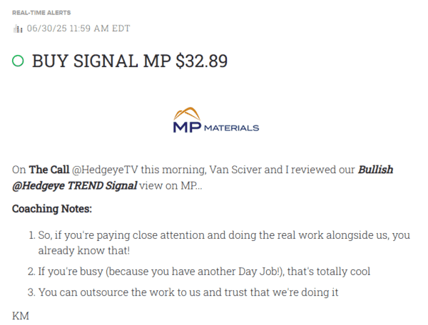 FLASHBACK: Real-Time Alerts NAILS <abbr name='MP Materials Corp.'>MP</abbr> - Screenshot 2025 07 10 122437
