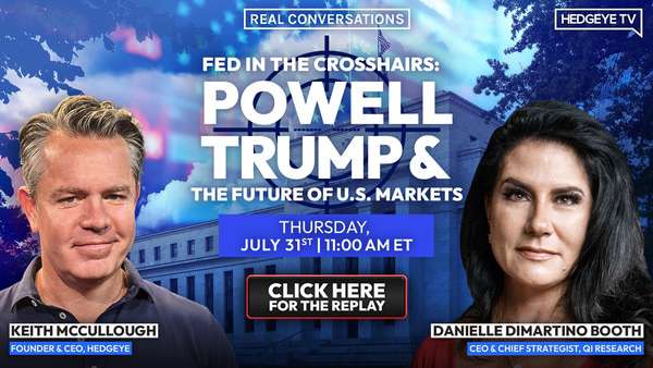 WATCH | Danielle DiMartino Booth on Powell, Trump & the Future of U.S. Markets - RC Replay 7 31 25
