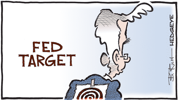 Cartoon of the Day - 07.31.2025 FED target cartoon
