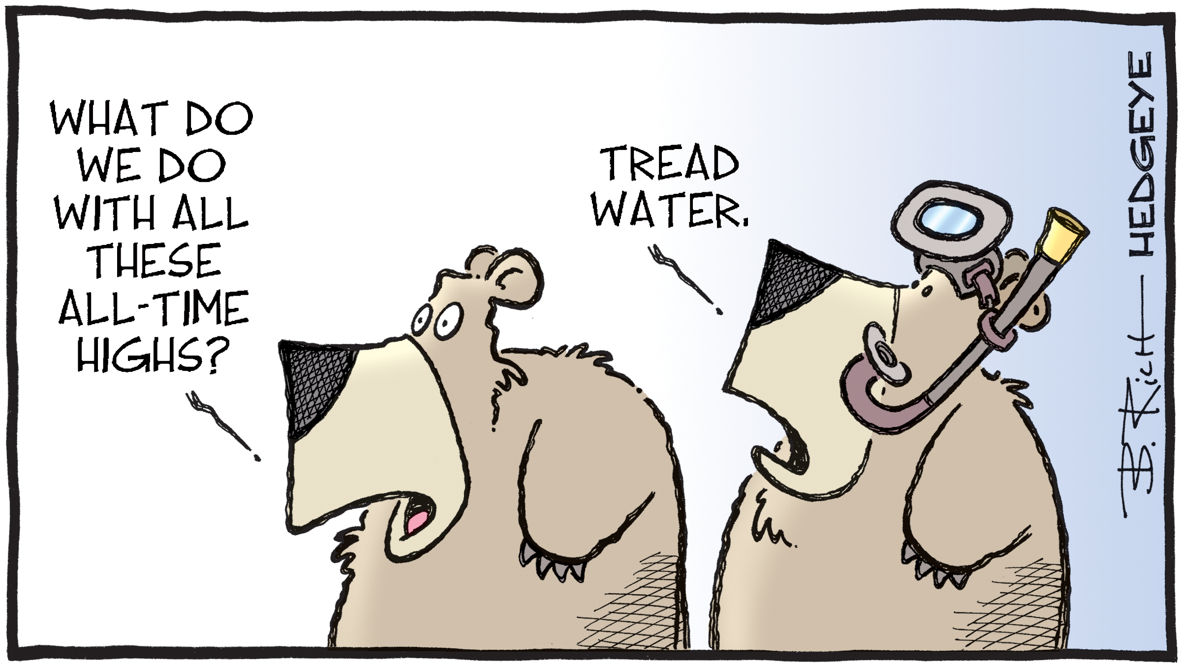 Cartoon of the Day: Treading Water